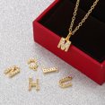 thumbnail image 3 of Necklace Pendant 26 Letters Rhinestones Jewelry Cute Sparkling Jewelry Pendant for Wedding, 3 of 8