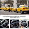 thumbnail image 3 of 500PCS Universal Disposable Steering Wheel Cover Plastic Transparent Car Steering Wheel Covers with Elastic Trims for Steering Wheels, 3 of 7