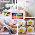 thumbnail image 4 of KOOVON 50pcs Sewing Thread Kit 50pcs Prewound Bobbins with Case Polyester Thread for Hand & Sewing Machine 50 Colors, 4 of 7