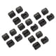 thumbnail image 4 of Protector De Patas De Silla, Funda Para Patas De Silla, Silicona Negra Transparente, Reduce El Ruido, Rectangular, 20 Unidades, Alfombrilla De Fieltro Para Muebles, 4 of 7