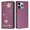 Darkpurple, variant on For iPhone 14 Pro Max Flip Phone Case,Luxury Diamond Pearl Ballet Dancer Pattern Design,Anti-Scratch PU Leather Flip Folio Foldable Kickstand,Card Slots,Shockproof Wallet Phone Case,Darkpurple