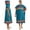 Sunset Blue, variant on Surf Poncho Changing Robe with Hood, Quick Dry Microfiber Wetsuit Changing Towel for Surfing Beach Swim Outdoor Sports Men, Absorbent Wearable Towel Cover Up with Pocket, Turquoise Sea Blue