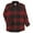 Red - 600, variant on American Eagle Womens Plaid Button Up Shirt, Red, Medium