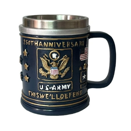 

Army 250th Anniversary Military Commemorative 3d Mug Creative Exquisite Military Theme Coffee Cups Make Usa Powerful Again Water Cups Symbol Of Courage And Commitment Gift for Veterans U3K6