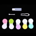 thumbnail image 4 of Yinanstore 5 Pcs Étui d'Objectif Portable Coloré Boîte de Rangement Support Contenant - A#, Tel Que Décrit A, 4 of 8
