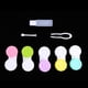 thumbnail image 4 of 5 pares de porta lentes de contacto de viaje portátil, caja de almacenamiento para remojo, juego de estuches A # UN Colcomx Caja de lente de contacto, 4 of 8