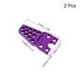 thumbnail image 2 of 2Pcs RC Car Shock Absorber Mount Metal Adjust Height Angle Stand for SCX10 90046 D90 D110 RC Car, Purple, 2 of 5