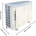 thumbnail image 5 of Air Conditioner Covers for Winter Outdoor Air Conditioner Cover - Dustproof and Snowproof - Rain and Sun Protection - Made of Oxford Cloth - for Outdoor Unit (72x26x57cm), 5 of 5