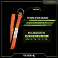 thumbnail image 6 of Frontline MPS06 Premium Cross Arm Strap with Reinforced Webbing 6 ' | Beam Anchorage Straps | D-Ring at Both Ends | ANSI & OSHA Compliant | High-Tenacity Polyester Webbing and Alloy Steel D-Ring, 6 of 6