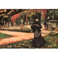 thumbnail image 2 of Tissot, James 24x18 White Modern Wood Framed Museum Art Print Titled - The Letter, 2 of 4