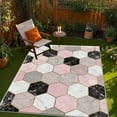 thumbnail image 5 of 5.3'x7.5' carpet runner for stairs carpet for stairs non slip area rug neutral area rug thick low pile area rug, 5 of 10
