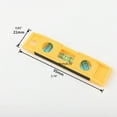 thumbnail image 4 of Level Measuring Tool Magnetic Spirit Level 3 Bubble Level Torpedo Magnetic, 4 of 7