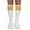 Yellow, variant on Jefferies Socks Boy's Girl's Stripe Vintage Knee High School Soccer Tube Socks 1 Pair Pack