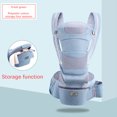 thumbnail image 2 of Multifunctional Newborn Baby Carrier Sling Wrap Versatile Backpack Front Back, 2 of 9