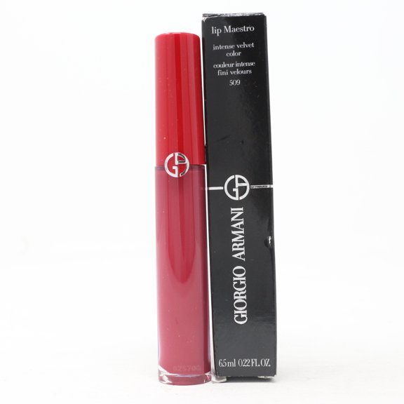 Giorgio Armani Lip Maestro Intense Velvet Color - 509 Ruby Rude, 0.22 oz Lip Gloss
