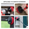 thumbnail image 5 of YIHATA 4PCS Drill Brush Attachment Set-Power Scrubber Cleaning Drill Brush Combo Tool for Bathroom Surfaces, Grout, Floor, Tub, Shower, Tile, Corners, Kitchen, Automotive, Grill - Fits Most Drills, 5 of 7