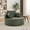 Green, variant on Leumius Oversized Round Chair Lounge Chaise Indoor,50" Upholstered Corduroy Deep Seat Single Cloud Sofa Chair, Fluffy Modern Large Circle Boneless Sleeper Sofa for Living Room, Bedroom,Green