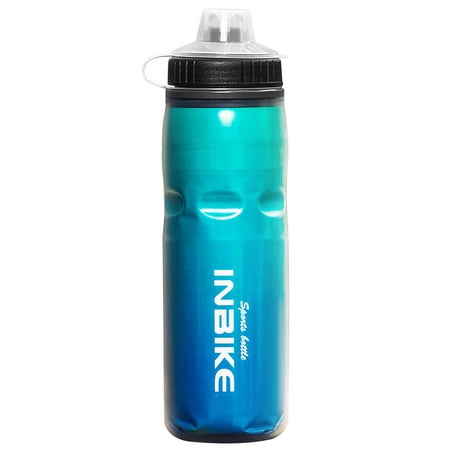 

Insulated Mountain Bike Water Bottle BPA Free Cycling and Sports Squeeze Bottle with Dust Cover