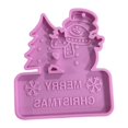 thumbnail image 1 of Techinal Shiny Christmas Keychain Mould Silicone Epoxy Resin Molds DIY Necklace Jewellery Making Keychain Decoration, 1 of 19