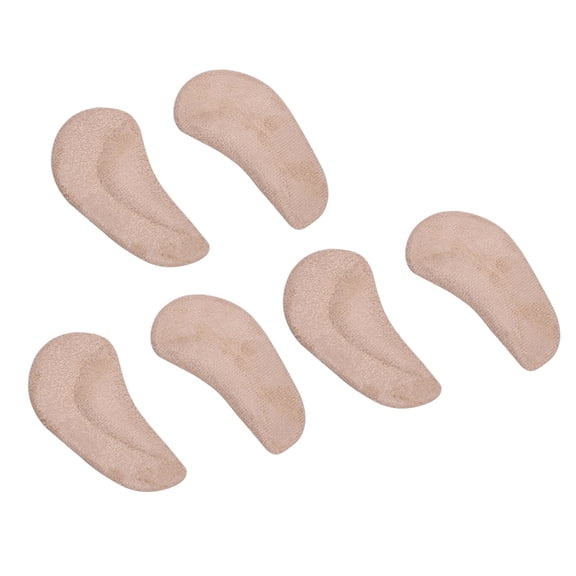 OIUR 1/2/3 Pairs Gel Arch Support Insoles Kids Adults Flat Feet Orthopedic Pads Self-Adhesive Shock Absorption Plantar Fasciitis Relief Inserts Cushions