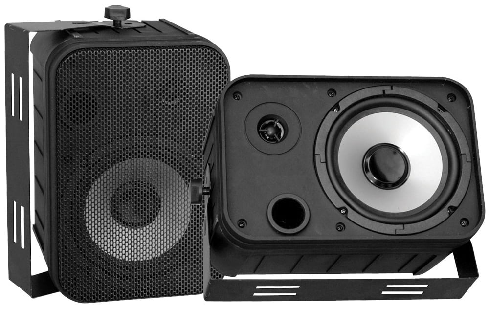 Pair New Pyle PDWR50W 6.5/" Indoor//Outdoor Waterproof Speakers White