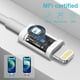 thumbnail image 3 of Cargador Rápido Apple MFi Innotech Bloque Cargador iPhone Adaptador USB C Enchufe Pared con Cable USB C a Lightning Estuche 6 Pies, 3 of 5