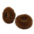 thumbnail image 1 of Trayknick 2Pcs Bright Color Simple Hair Ties Handmade Faux Rabbit Fur Furry Scrunchies Hair Accessories, 1 of 13