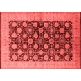 thumbnail image 1 of Ahgly Company Indoor Rectangle Oriental Red Industrial Area Rugs, 2' x 4', 1 of 4