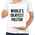 thumbnail image 3 of Koyal Wholesale Funny World's Okayest, Blank Greeting Card with Envelope, Humour, Banter, Pastor, Set of 1, 3 of 5