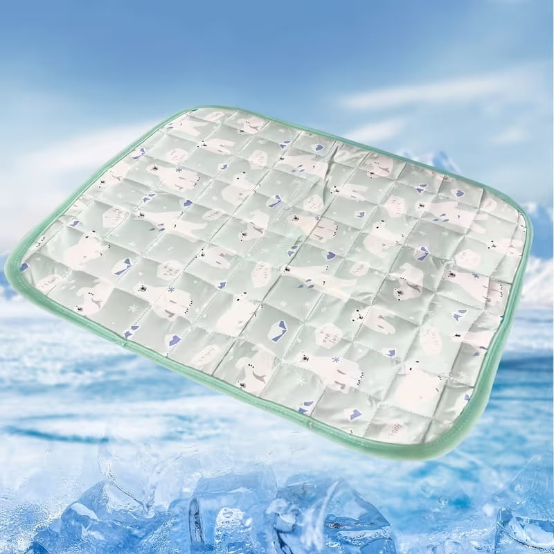 All Season Orthopedic Pet Cooling Mat for Dogs & Cats | Winter Insulated Non-Slip Design for Car Seats and Pet Beds