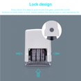 thumbnail image 4 of jesticaly Date Stamp Mini Self-inking Portable Notary Stampers Save Places Lock Design Widely Use Colorfast Dating Stamps No.1 1Set, 4 of 6