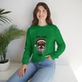 thumbnail image 7 of Black Santa Sleigh Unisex Heavy Blend™ Crewneck Sweatshirt, 7 of 7
