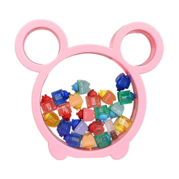 Bunblic Tooth Box Kids Tooth Storage Box Lovely Collection Box Lost Tooth Save Case Kids Milk Tooth Holder for Goodie Bag Fillers Kids Pink