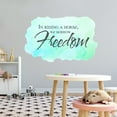 thumbnail image 3 of Quotes & Sayings Wall Decals for Family Living Room - Animal Rights Horse DIY & Creativity Boy Girl Bedroom Wall Sticker - Size: 30 In x 18 In, 3 of 5
