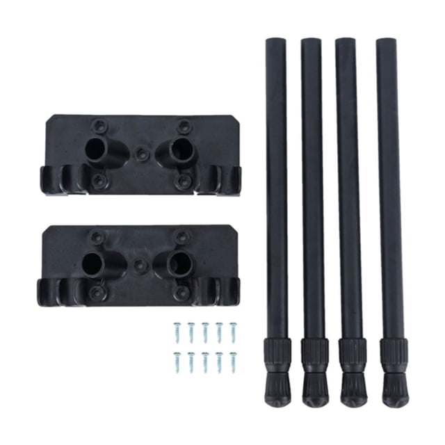 Patas de mesa plegables de 4 piezas con 10 tornillos de montaje, patas de soporte de mesa, patas de muebles para el hogar resistentes y ajustables en