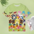 thumbnail image 5 of Animal Crossing Womens T-shirts Crewneck Shirts Blouse Short Sleeve Tee Shirts Girls Tops L, 5 of 8