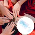 thumbnail image 3 of Guardurnaity 1 juego de prensa en las uñas, almendra, cobertura completa, suministros de salón, kit de manicura Arte de uñas No.11 lago de hielo azul, 3 of 6