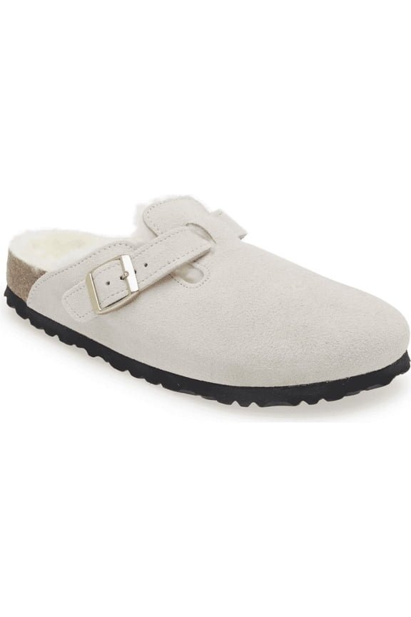 Women's Shoes Boston Shearling Clog Mules 1026192