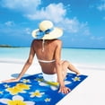 thumbnail image 2 of JML 100% Cotton Beach Towel,Soft & Quick-Dry Pool Towel,Perfect for Beach,Swimming,28"x58", 2 of 4