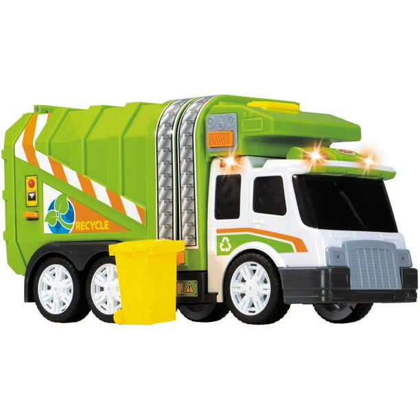 Dickie Toys Large Action Garbage Truck
