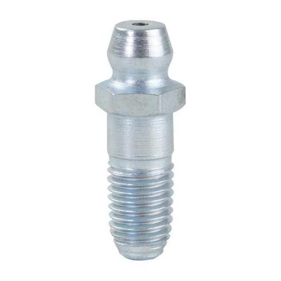 Westward Grease Fitting, Straight, Stl, 15/16"L, PK10 52NZ33