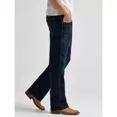 thumbnail image 3 of Wrangler Men's Relaxed Fit Bootcut Jeans Color-Dark Indigo, 3 of 6