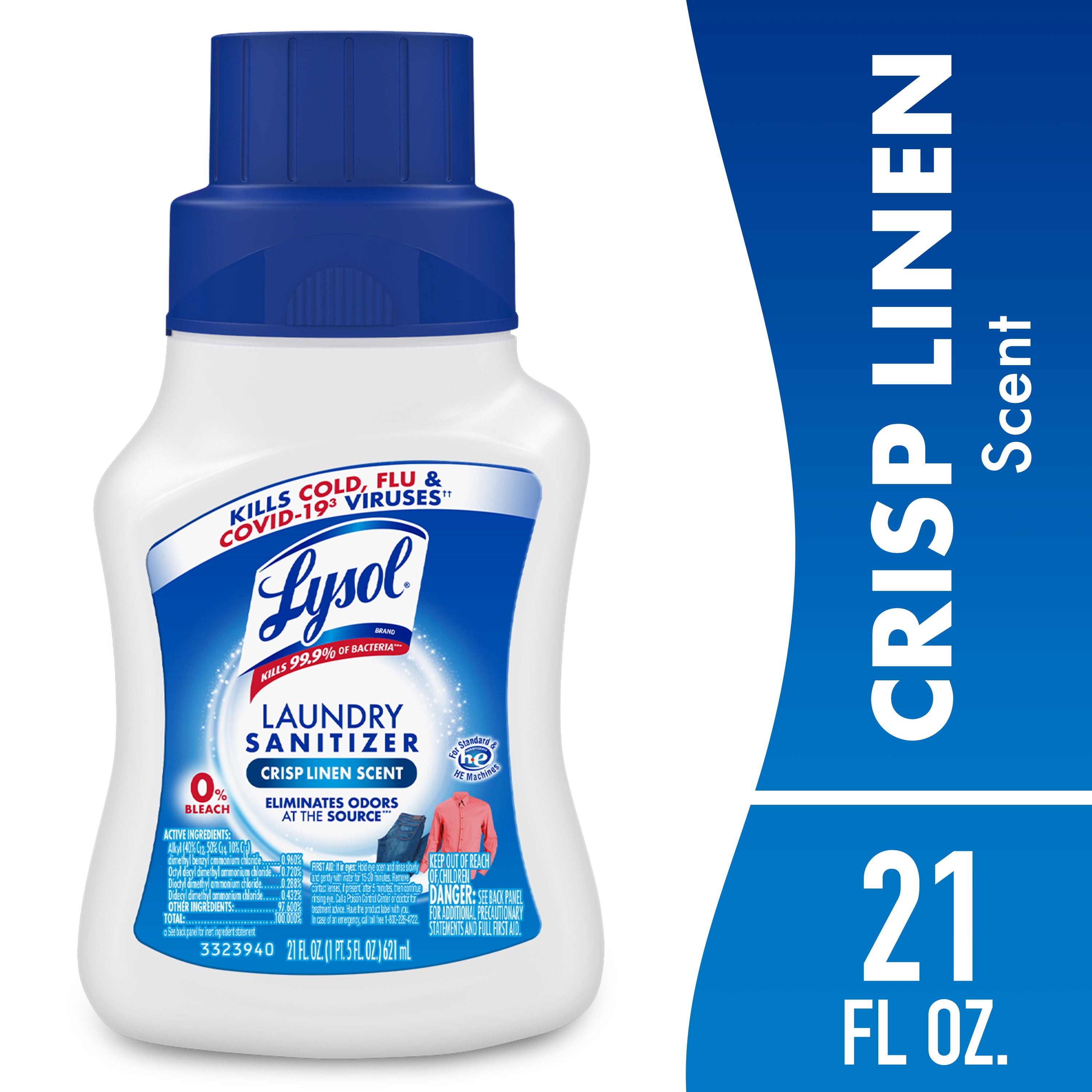 Lysol, Laundry Sanitizer Additive, 41 fl oz, 6 pack - Walmart.com