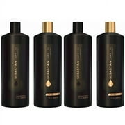 Sebastian Dark Oil Lightweight Shampoo 2PC & Conditioner 2PC 33.8 oz Liter DUO