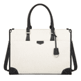thumbnail image 1 of Bolsa Para Laptop 15.6 Casual Elegante Tote, Blanco/Negro, 1 of 5