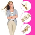 thumbnail image 4 of MasteelfCA 3pcs Rhinestones Sweater Clips Woman Clothes Clips Decorative Cardigan Clips Clothes Accessories, 4 of 8