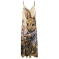 thumbnail image 4 of Easter Bunnies Rabbits Sleeveless Dress Women's Luxury Party Dress Birthday Dresses for Women, 4 of 7