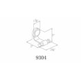 thumbnail image 2 of Dawn Kitchen 9304 Circle Series Double Robe Hook, 2 of 2