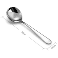 thumbnail image 4 of Set de 12 Cucharas para Té o Café Espresso de Acero Inoxidable de 10 cm, Mini Cucharas para Postre o Helado, 4 of 9