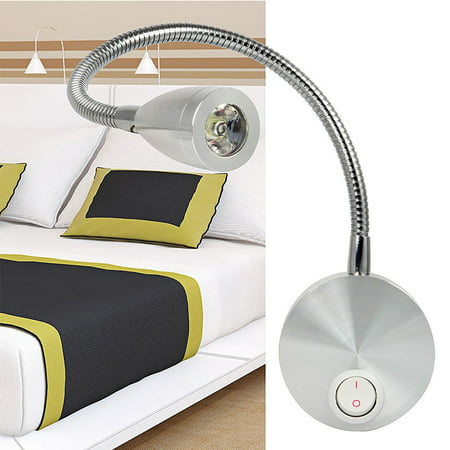 Flexible Gooseneck Arm Reading Light Wall Mounted 360 Degree Led Bedside Canada - Wall Mounted Led Reading Light Bed